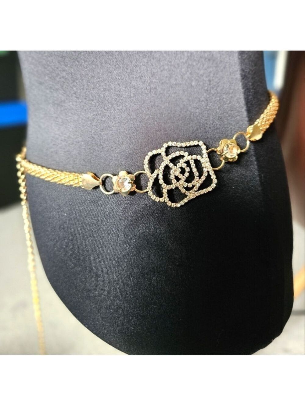 TRIBE Elegant Gold Chain Belt NWT